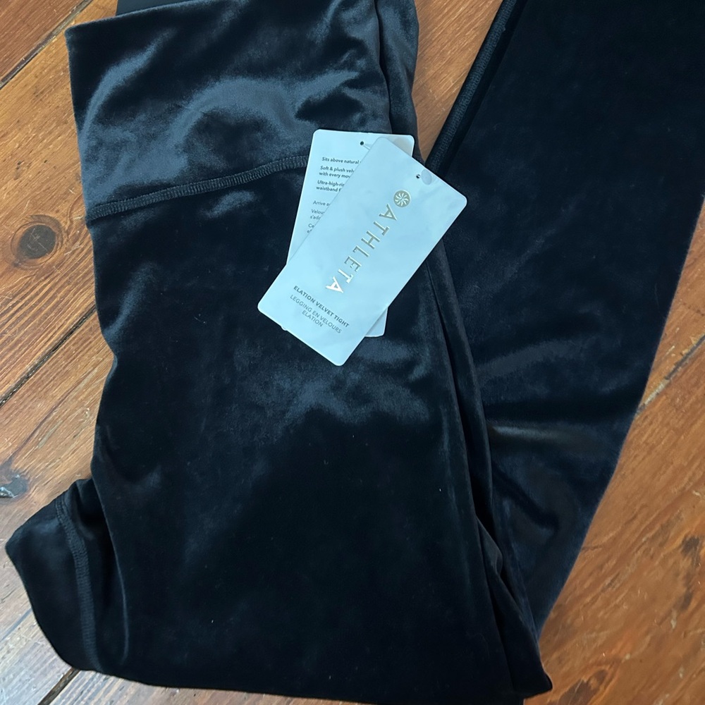 Athleta Elation Velvet Tight NWT